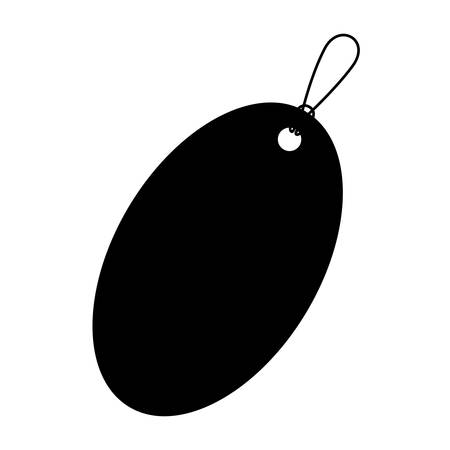 Black label icon. Tag element banner badge card and product theme. Isolated design. Vector illustrationのイラスト素材