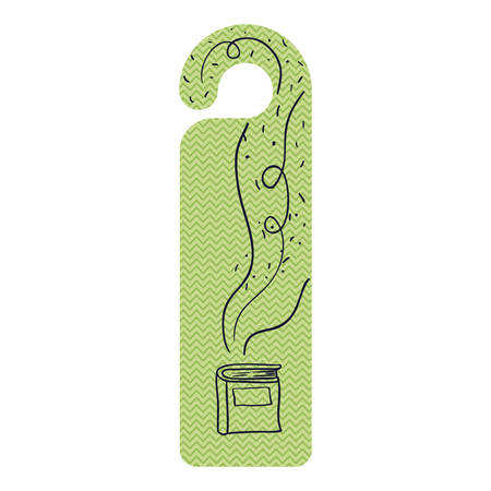 Scrapbook with book icon. Card paper label scrapbooking and decoration theme. Isolated design. Vector illustrationのイラスト素材