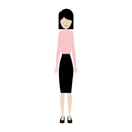 woman cartoon icon image vector illustration designのイラスト素材