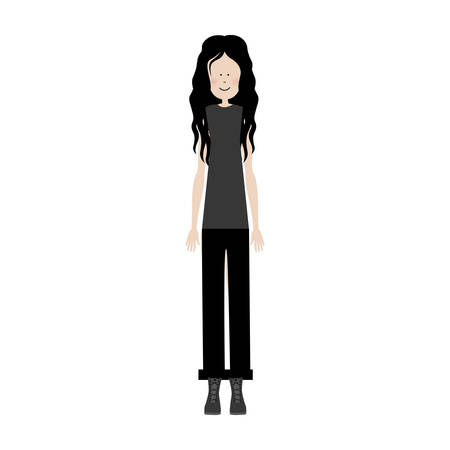 woman cartoon icon image vector illustration designのイラスト素材