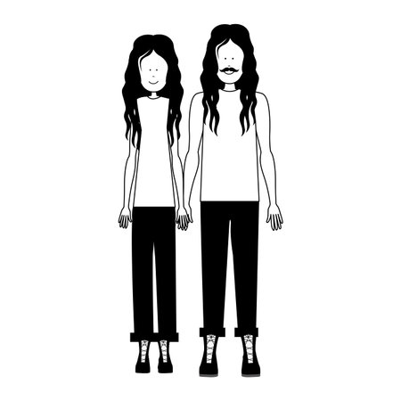 romantic couple icon image vector illustration designのイラスト素材