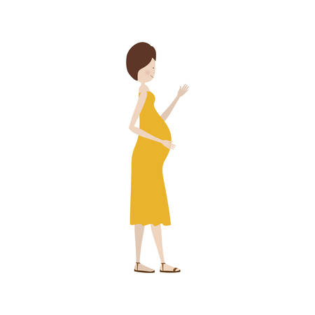 pregnant woman icon image vector illustration designのイラスト素材