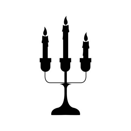 chandelier with candles icon image vector illustration  designのイラスト素材