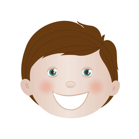 boy happy child icon image vector illustration designのイラスト素材