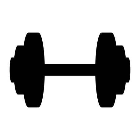 single dumbell icon image vector illustration designのイラスト素材