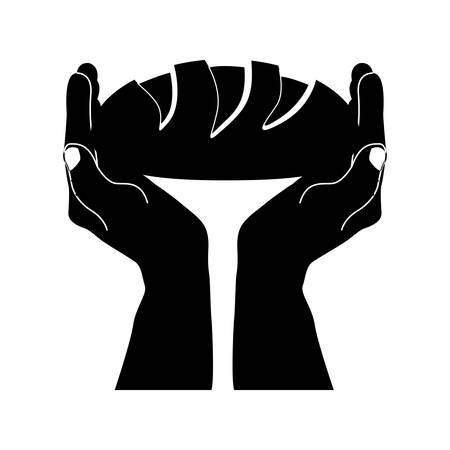 bread loaf icon image vector illustration designのイラスト素材