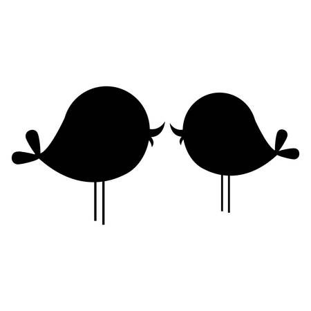 lovebirds cartoon icon image vector illustration designのイラスト素材