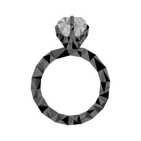 engagement ring icon image vector illustration designのイラスト素材
