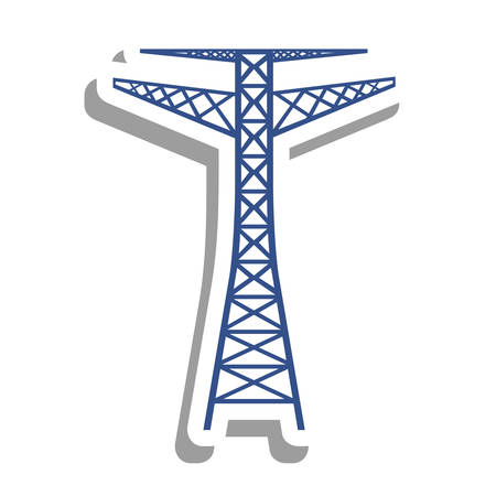 energy tower icon image vector illustration designのイラスト素材