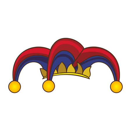 harlequin character icon image vector illustration designのイラスト素材