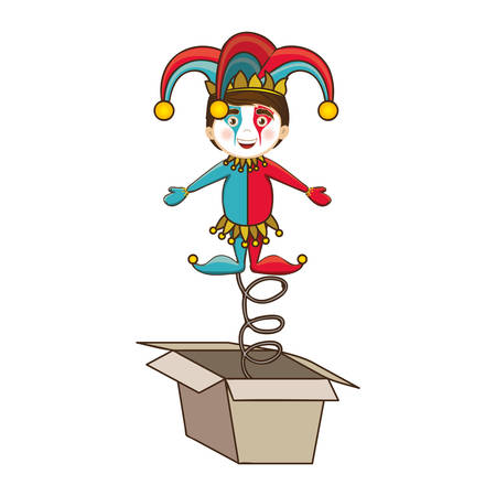 jack in the box icon image vector illustration designのイラスト素材
