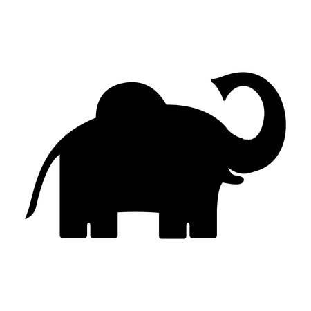 elephant animal cartoon icon image vector illustration designのイラスト素材