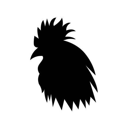 rooster animal cartoon icon image vector illustration designのイラスト素材