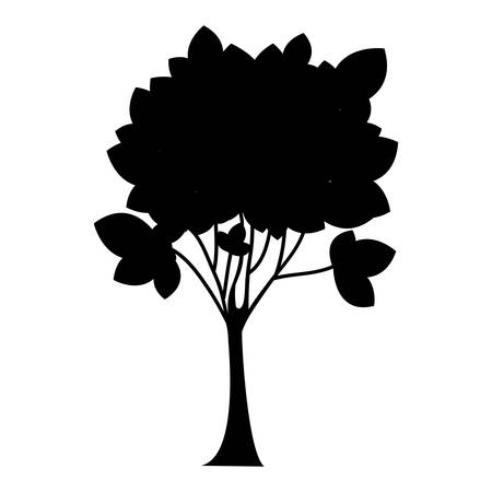 single tree icon image vector illustration designのイラスト素材
