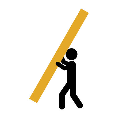 construction worker or engineer icon image vector illustration designのイラスト素材