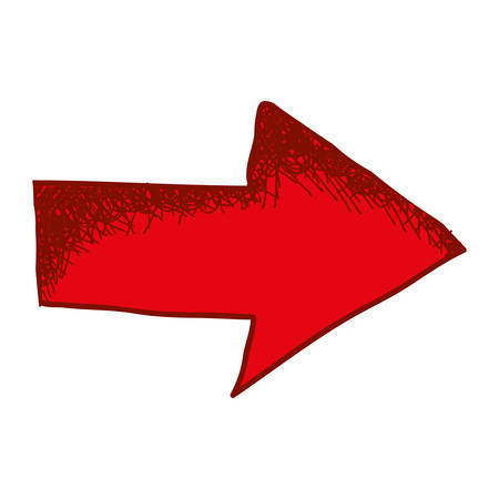 red arrow icon image vector illustration designのイラスト素材