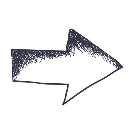 direction arrow icon image vector illustration designのイラスト素材