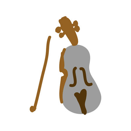 violin instrument icon image vector illustration designのイラスト素材