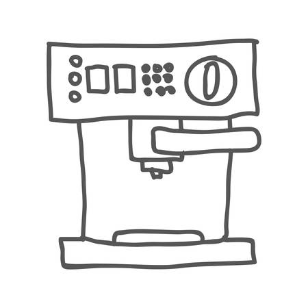 coffee machine icon image vector illustration designのイラスト素材