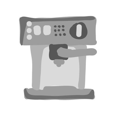 coffee machine icon image vector illustration designのイラスト素材
