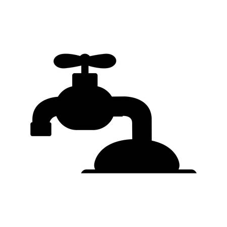 water faucet icon image vector illustration designのイラスト素材