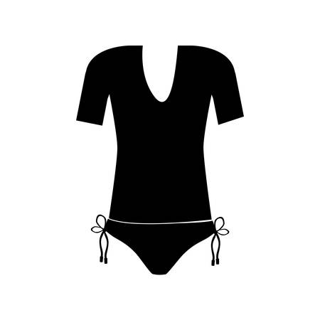 woman swimsuit icon image vector illustration designのイラスト素材