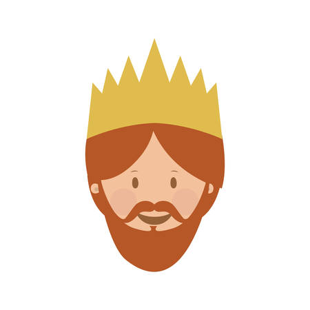 gaspar magi or wise men  icon image vector illustration designのイラスト素材
