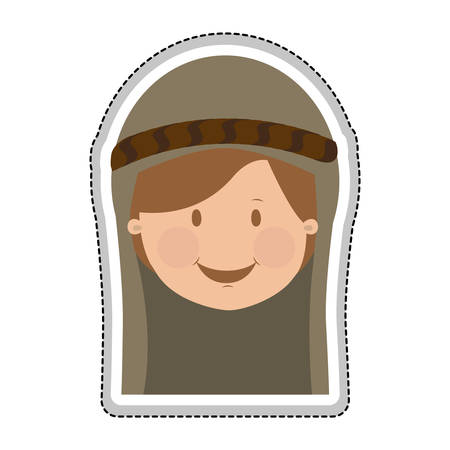 st joseph holy family icon image vector illustration designのイラスト素材