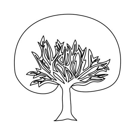 tree abstract icon image vector illustration designのイラスト素材