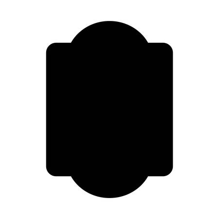 frame icon. Banner sticker badge and decorative theme. Isolated design. Vector illustrationのイラスト素材