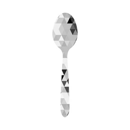 cutlery triangle mosaic icon image vector illustration designのイラスト素材