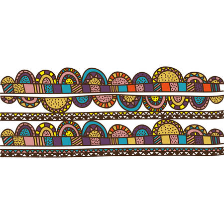 bohemian or boho style ornamental pattern  image vector illustration designのイラスト素材