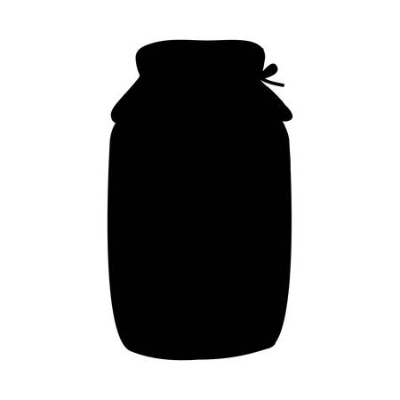 filled jar icon image vector illustration designのイラスト素材