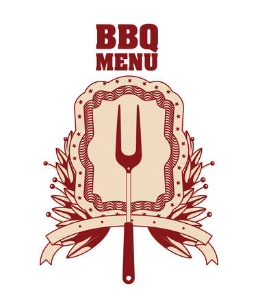 tool icon. Bbq menu steak house food meal restaurant and barbecue theme. Isolated design. Vector illustrationのイラスト素材