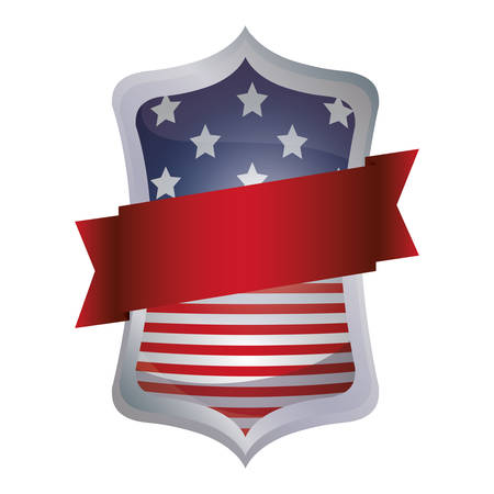 Usa flag inside frame icon. United nation us country and american states theme. Isolated design. Vector illustrationのイラスト素材