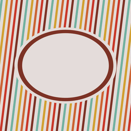 Retro background with label icon. Vintage texture old and wallpaper theme. Colorful design. Vector illustrationのイラスト素材