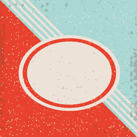 Retro background with label icon. Vintage texture old and wallpaper theme. Colorful design. Vector illustrationのイラスト素材