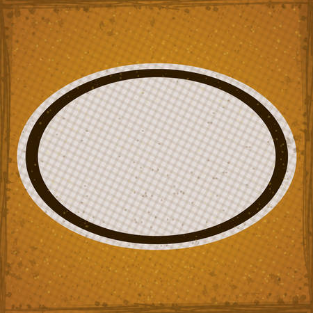 Retro background with label icon. Vintage texture old and wallpaper theme. Colorful design. Vector illustrationのイラスト素材