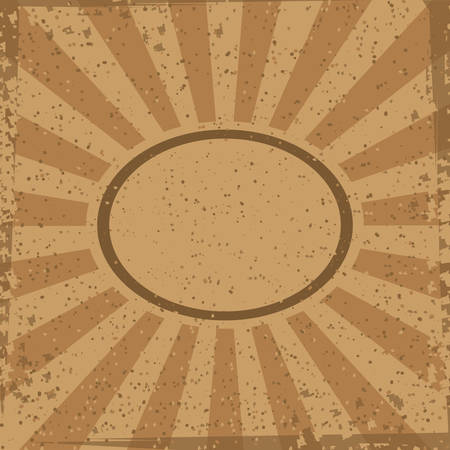 Retro background with label icon. Vintage texture old and wallpaper theme. Colorful design. Vector illustrationのイラスト素材