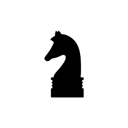 Chess piece icon. Game strategy competition and leisure theme. Isolated design. Vector illustrationのイラスト素材