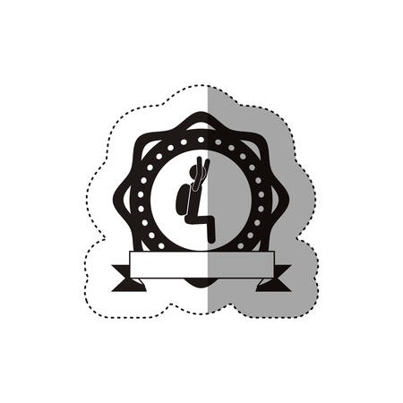 Pictogram practice extreme sport icon. Activity fun hobby and danger theme. Isolated design. Vector illustrationのイラスト素材