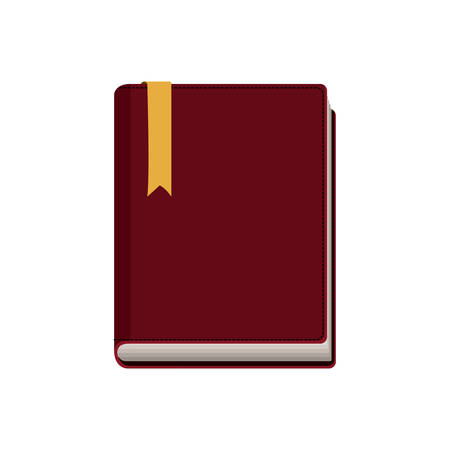 colorful silhouette with holy bible and ribbon vector illustrationのイラスト素材