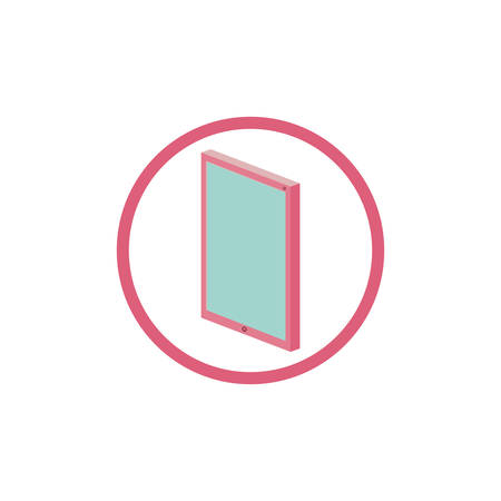 Smartphone mobile technology icon vector illustration graphic designのイラスト素材