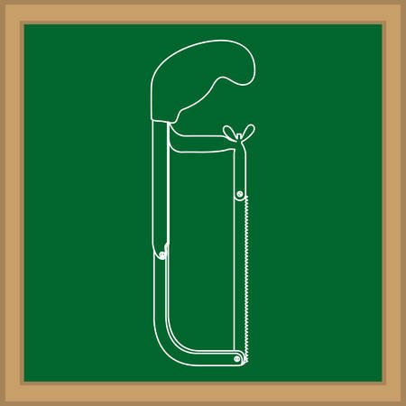 Construction hacksaw tool icon vector illustration graphic designのイラスト素材