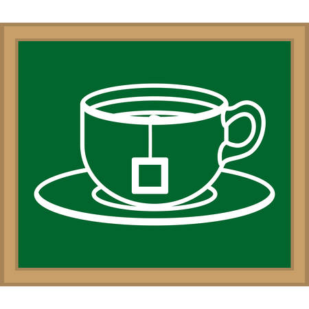Delicious tea cup icon vector illustration graphic designのイラスト素材