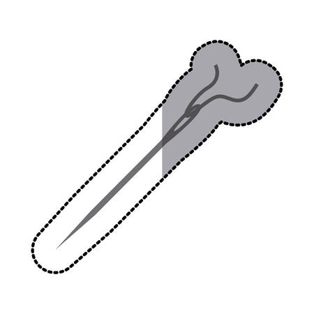 Sewing equipment and tools icon vector illustration graphic designのイラスト素材