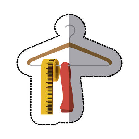 Sewing equipment and tools icon vector illustration graphic designのイラスト素材