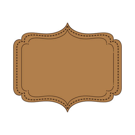 Vintage decorative frame icon vector illustration graphic designのイラスト素材