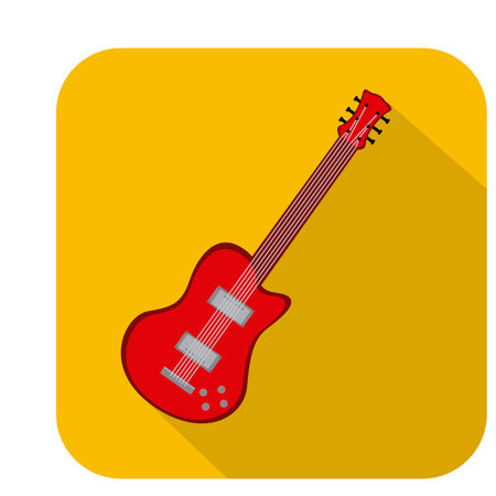 symbol electric guitar icon design, vector illustration imageのイラスト素材