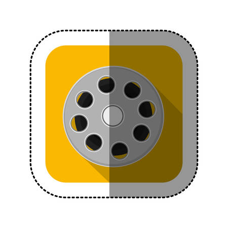 symbol short film icon image, vector illustration designのイラスト素材